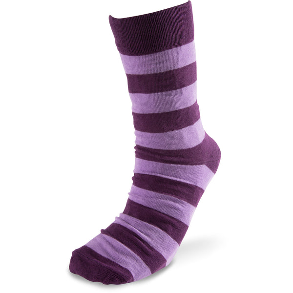 Pavilion Gift Company Open Bar Purple - Men's Cotton Blend Sock