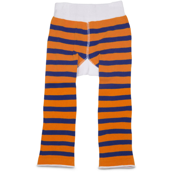 Pavilion Gift Company Orange And Blue Lacrosse 6-12 Months Baby Leggings