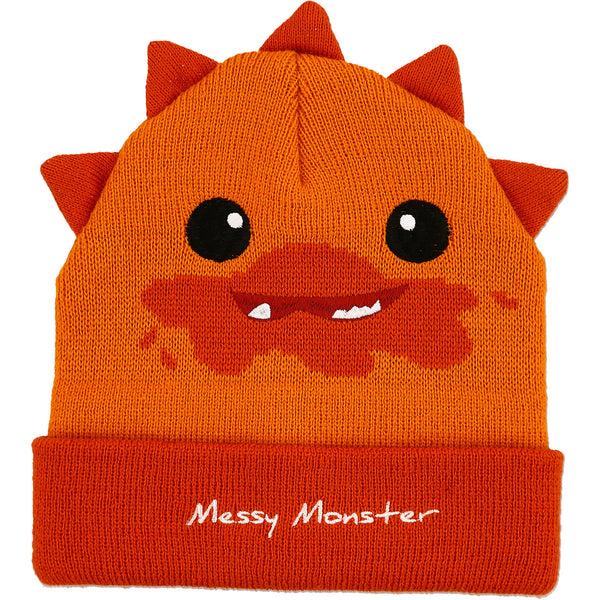 pavilion gift company Orange Messy Monster One Size Fits All Baby Hat