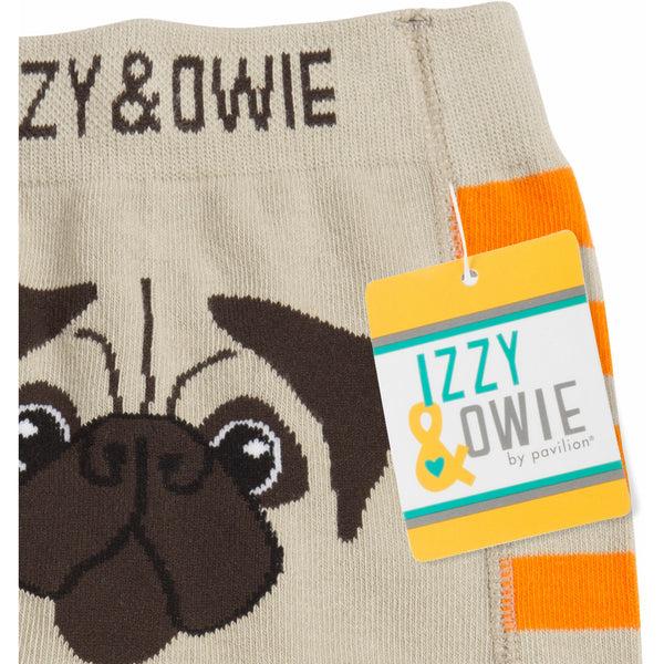 Pavilion Gift Company Orange Pug 6-12 Months Baby Leggings