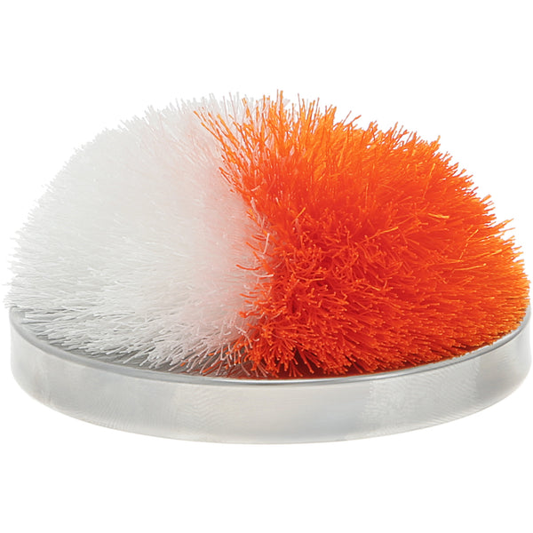 pavilion gift company Orange & White 2.75" Pom Pom Lid