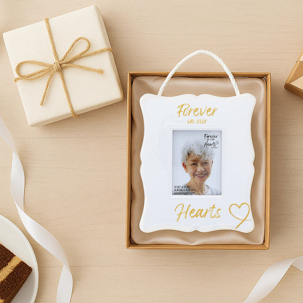 Pavilion Gift Company Our Hearts 3.5" X 4.25" Frame (Holds 2" X 2.5" Photo)