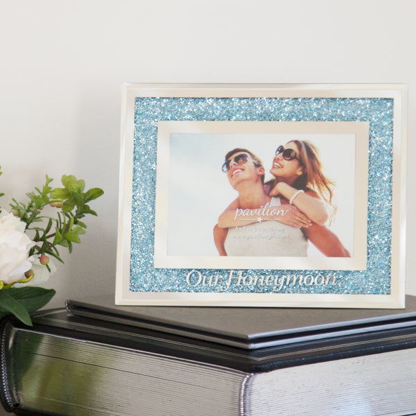 Pavilion Gift Company Our Honeymoon 9" X 7" Frame (Holds 6" X 4" Photo)