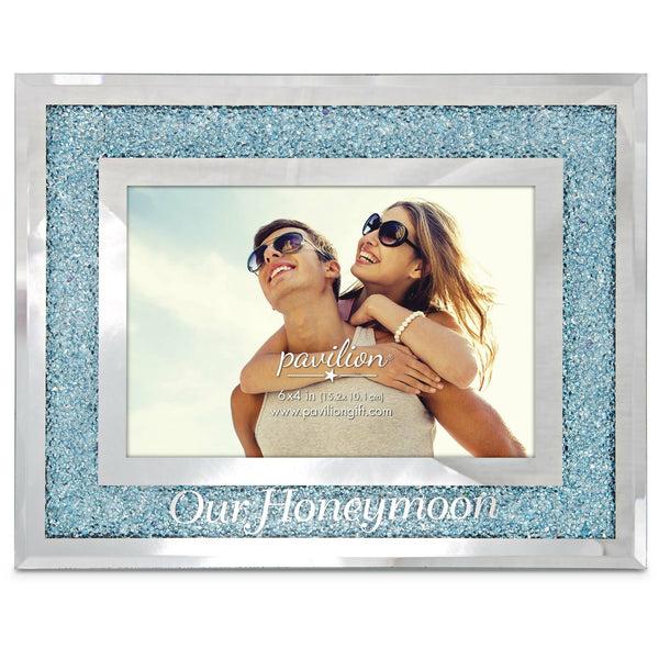 pavilion gift company Our Honeymoon 9" x 7" Frame (Holds 6" x 4" Photo)
