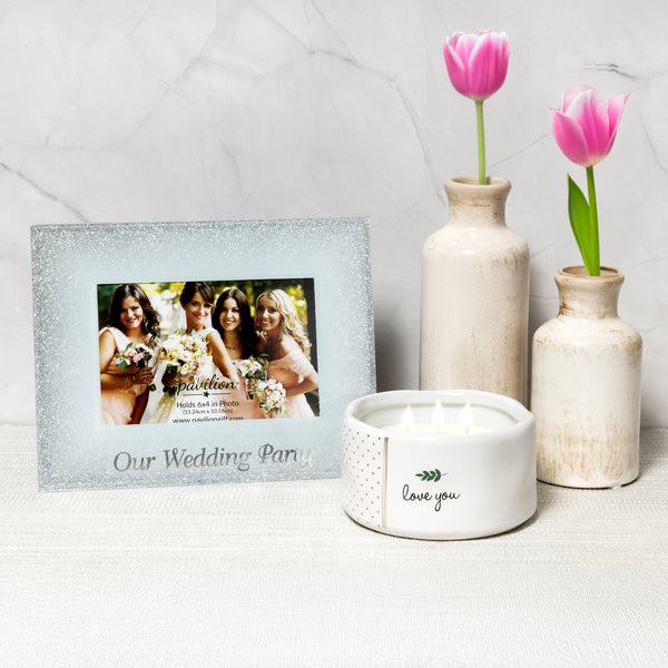 Pavilion Gift Company Our Wedding Party 8.75" X 6.75" Frame (Holds 6" X 4" Photo)