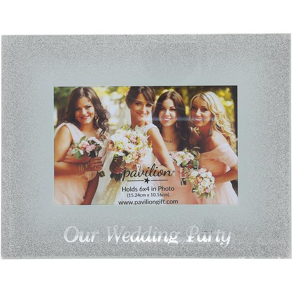 pavilion gift company Our Wedding Party 8.75" x 6.75" Frame (Holds 6" x 4" Photo)