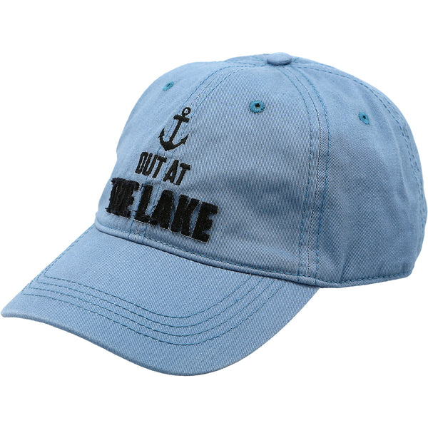 Pavilion Gift Company Out At The Lake Cadet Blue Adjustable Hat