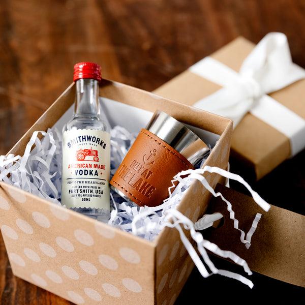 Pavilion Gift Company Out At The Lake Stainless Shot Glass With Sleeve