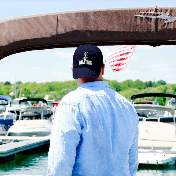 Pavilion Gift Company Out Boating Dark Blue Adjustable Hat