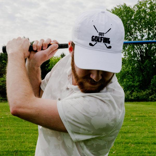 Pavilion Gift Company Out Golfing White Adjustable Hat