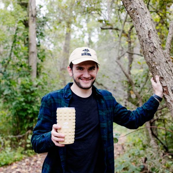 Pavilion Gift Company Out Hiking Tan Adjustable Hat