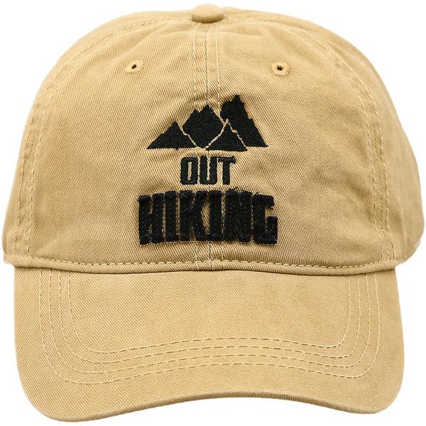 pavilion gift company Out Hiking Tan Adjustable Hat