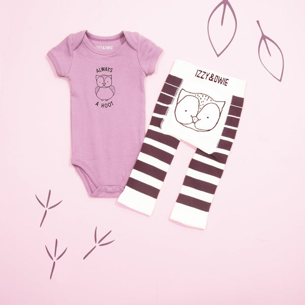 Pavilion Gift Company Owl 6-12 Months Baby Leggings