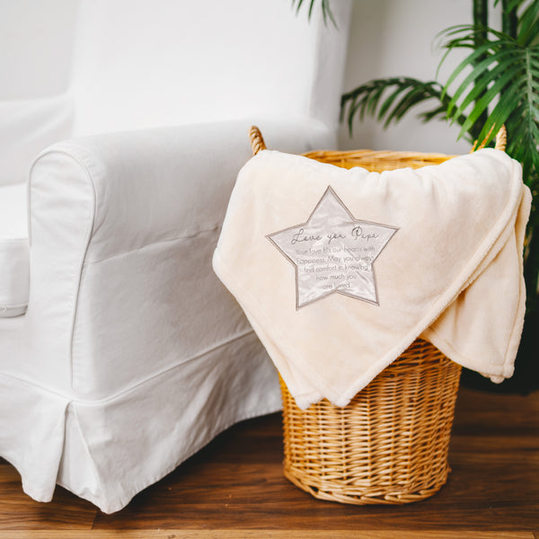 Pavilion Gift Company Papa 50" X 60" Royal Plush Blanket