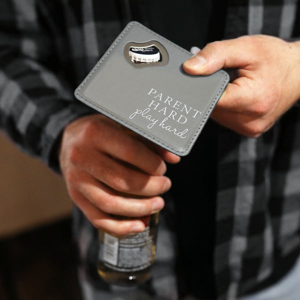 Pavilion Gift Company Parent Hard 4" X 4" Bottle Opener Coaster