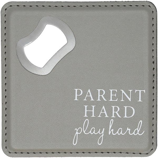 pavilion gift company Parent Hard 4" x 4" Bottle Opener Coaster
