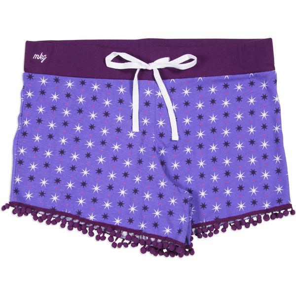 pavilion gift company Party Girl S Purple Ladies Lounge Shorts