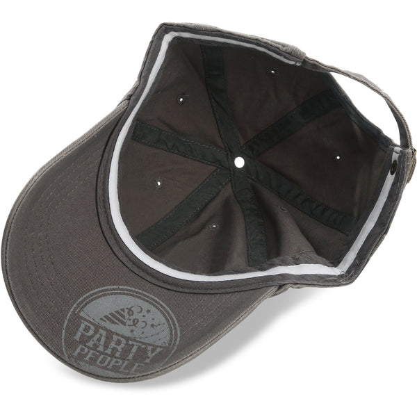 Pavilion Gift Company Party People Dark Gray Adjustable Hat