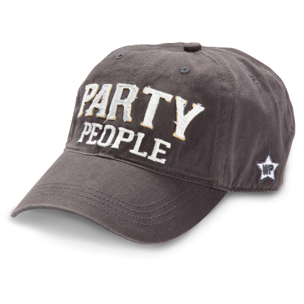 pavilion gift company Party People Dark Gray Adjustable Hat