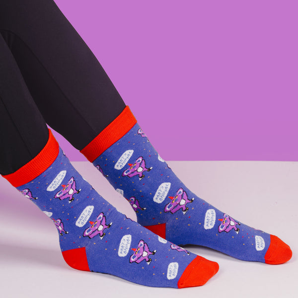 Pavilion Gift Company Party S/M Unisex Cotton Blend Sock