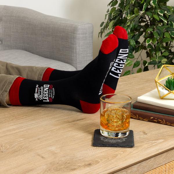 Pavilion Gift Company 100 Years Bamboo Crew Socks