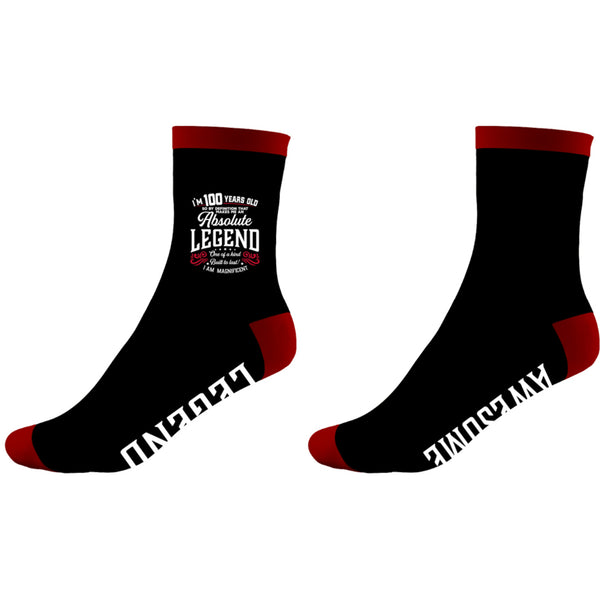 pavilion gift company 100 Years Bamboo Crew Socks