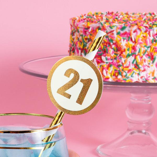 Pavilion Gift Company 21 24 Pack Party Straws