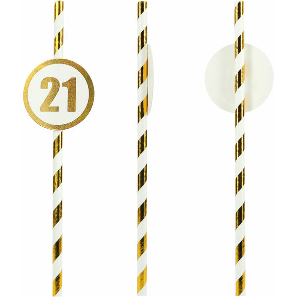 Pavilion Gift Company 21 24 Pack Party Straws