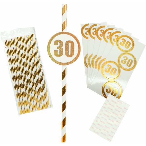pavilion gift company 30 24 Pack Party Straws