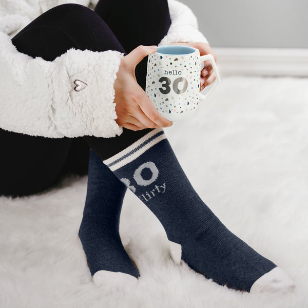 Pavilion Gift Company 30 & Flirty Ladies Crew Sock