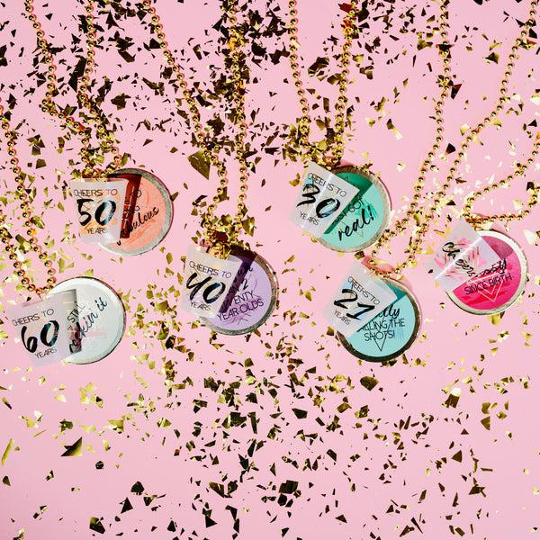 Pavilion Gift Company 30 Shot Glass Party Beads
