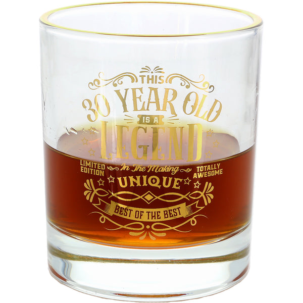 pavilion gift company 30 Years 8 oz Rocks Glass