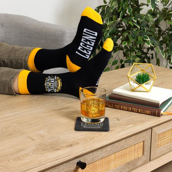 Pavilion Gift Company 30 Years Bamboo Crew Socks