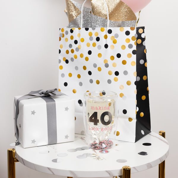 Pavilion Gift Company 40 14 Oz Double-Walled Glass