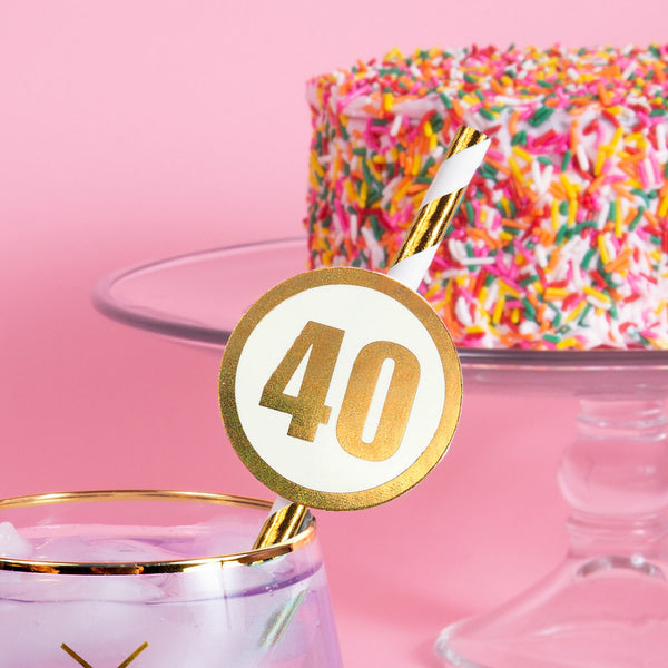 Pavilion Gift Company 40 24 Pack Party Straws