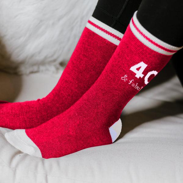 Pavilion Gift Company 40 & Fabulous Ladies Crew Sock
