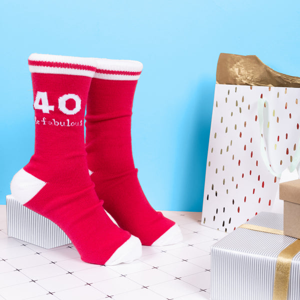 Pavilion Gift Company 40 & Fabulous Ladies Crew Sock