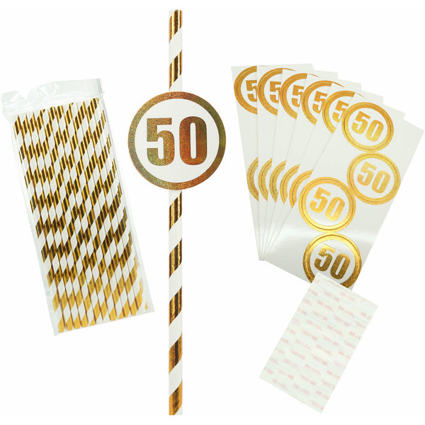pavilion gift company 50 24 Pack Party Straws