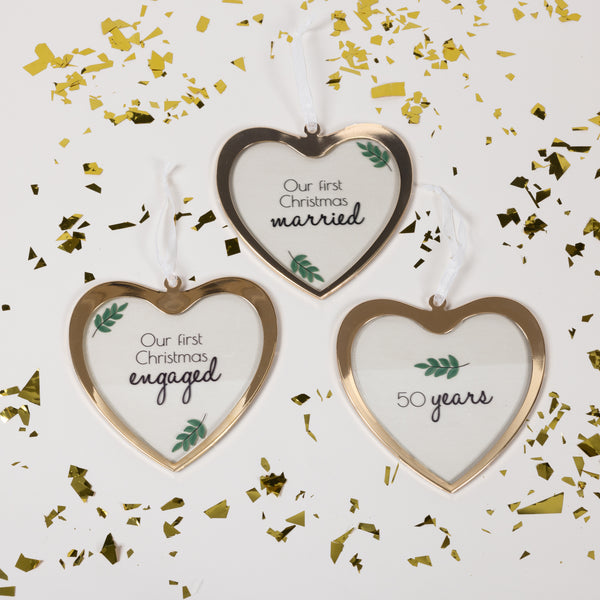 Pavilion Gift Company 50 Years 4.75" Glass Ornament