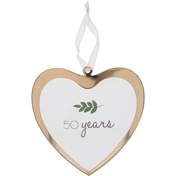 pavilion gift company 50 Years 4.75" Glass Ornament