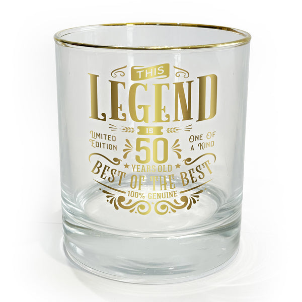 Pavilion Gift Company 50 Years 8 Oz Rocks Glass
