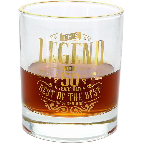 pavilion gift company 50 Years 8 oz Rocks Glass