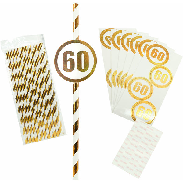 pavilion gift company 60 24 Pack Party Straws