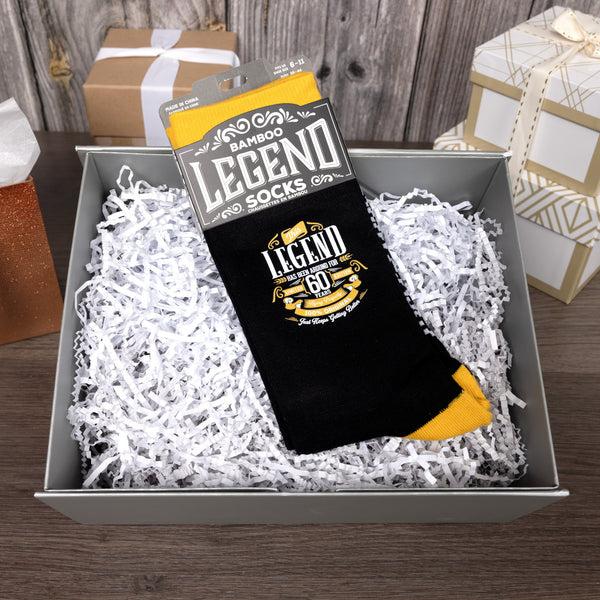 Pavilion Gift Company 60 Years Bamboo Crew Socks