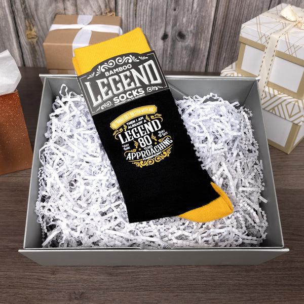 Pavilion Gift Company 80 Years Bamboo Crew Socks