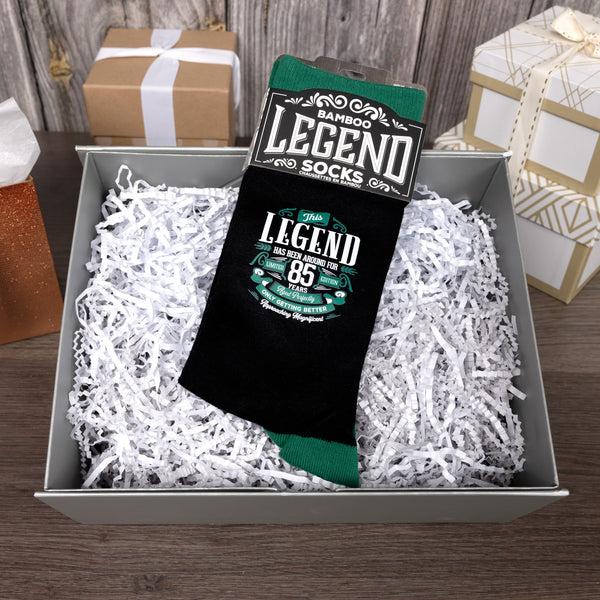 Pavilion Gift Company 85 Years Bamboo Crew Socks
