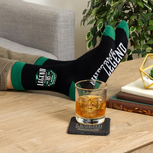 Pavilion Gift Company 85 Years Bamboo Crew Socks