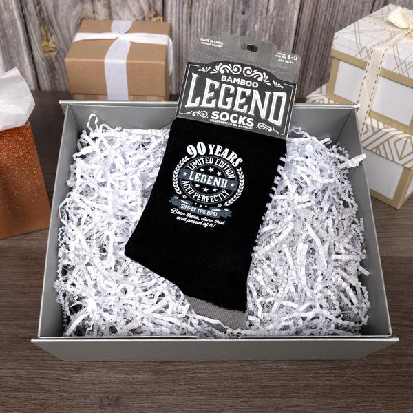 Pavilion Gift Company 90 Years Bamboo Crew Socks