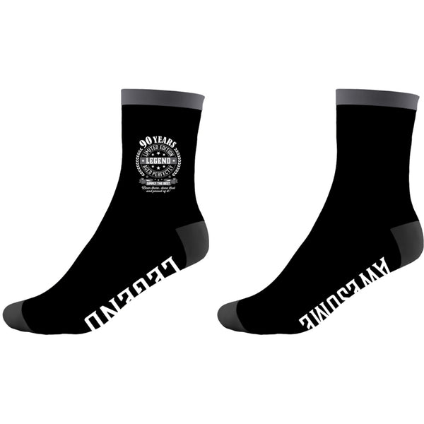 pavilion gift company 90 Years Bamboo Crew Socks