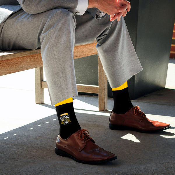 Pavilion Gift Company 95 Years Bamboo Crew Socks